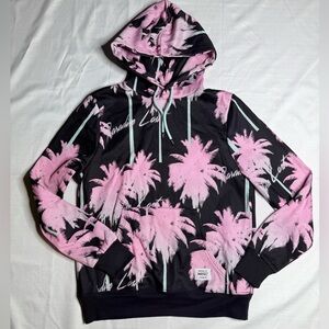 Conspiracy by Wesc Men’s Paradise Lost Palm Tree Graphic Fleece Hoodie Small